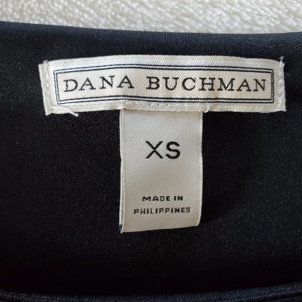 Dana Buchman Twist Waist Jersey Dress Black XS - Picture 5 of 7